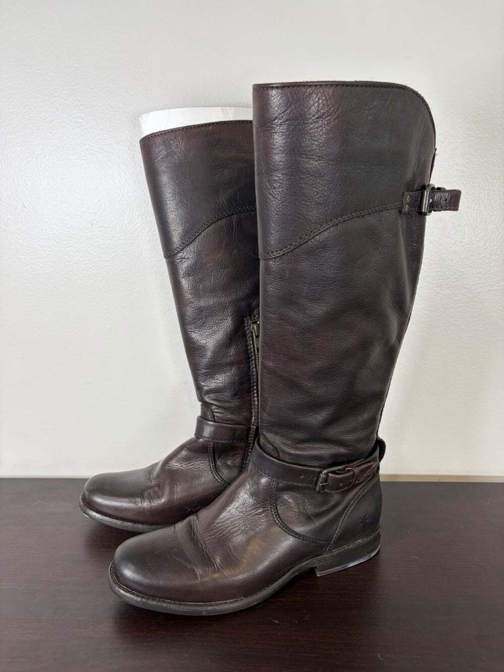 Frye Phillip Riding Tall Boots Women's Size 7.5 Leather Knee High Rider